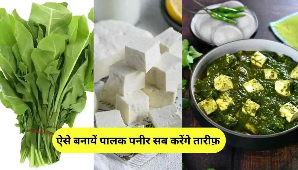 palak-paneer recipe IN Hindi