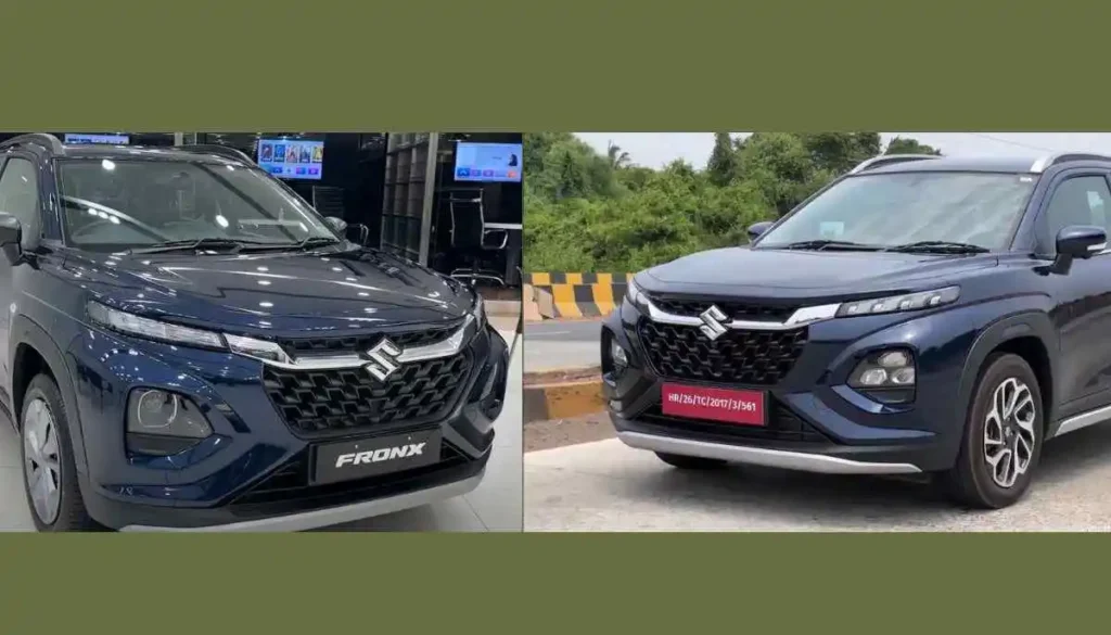 Maruti Suzuki Fronx Sigma 1.2 MT Vs Maruti Suzuki Fronx Alpha 1 MT